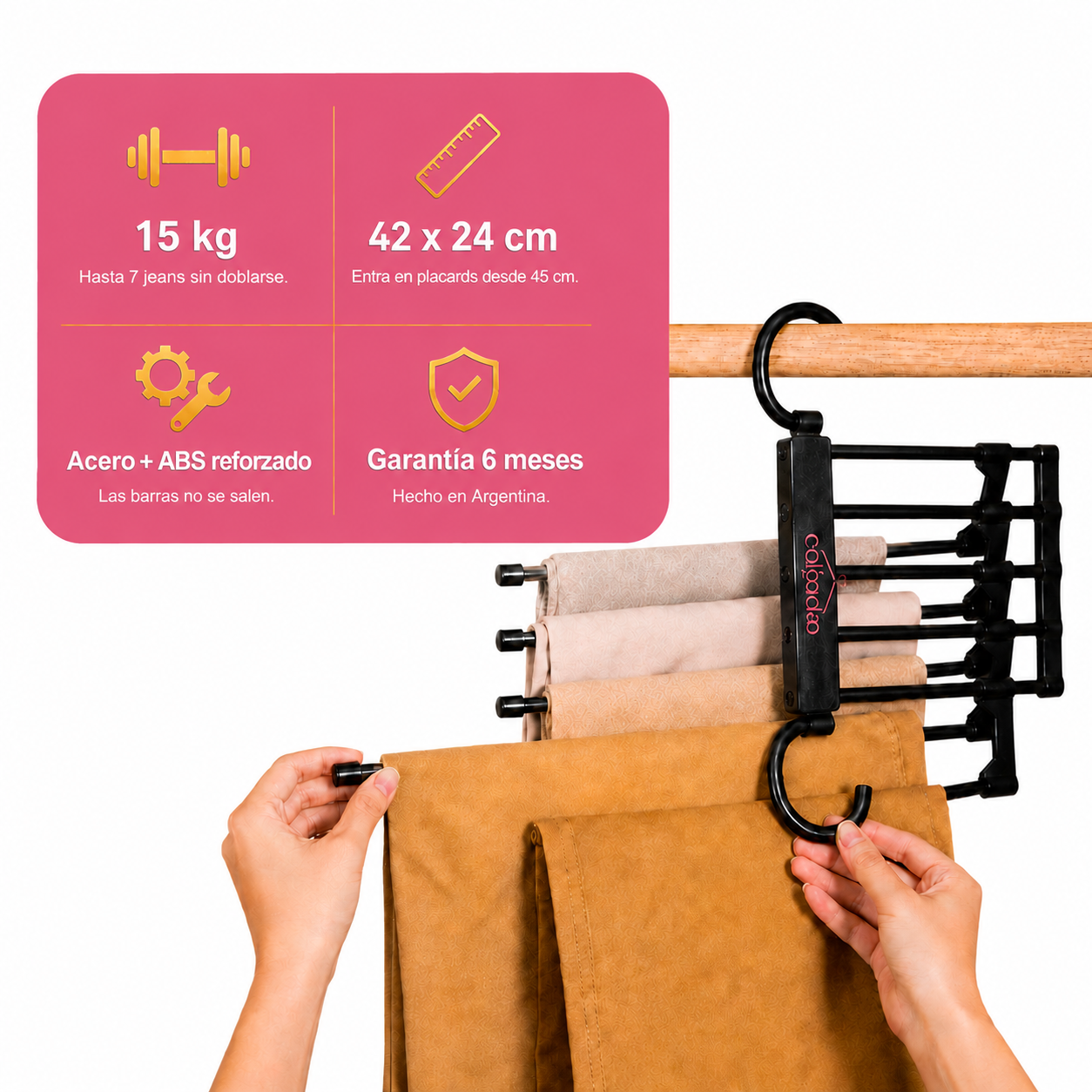 Sistema con pliegle 5 en 1