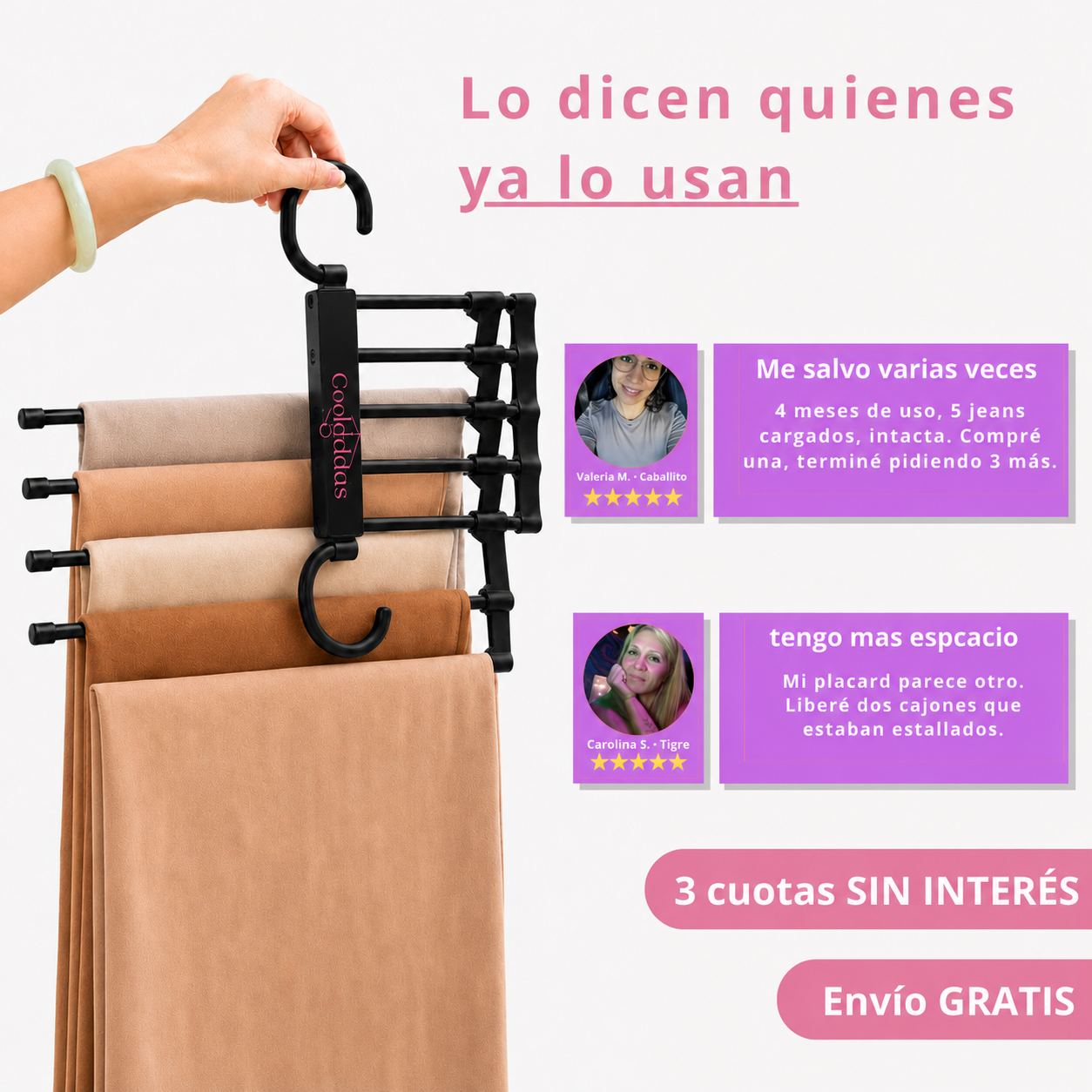 Sistema con pliegle 5 en 1